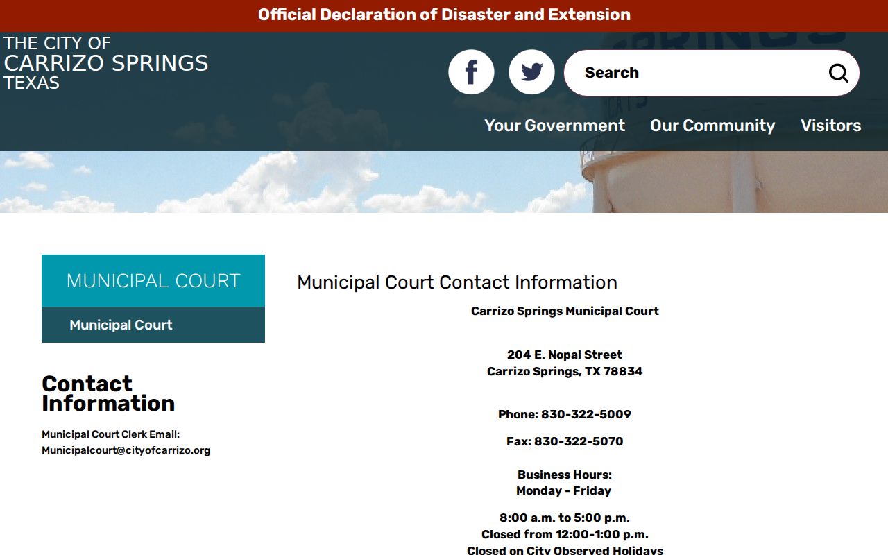 Asherton court docket comparison with the separate Carrizo Springs municipal court contact